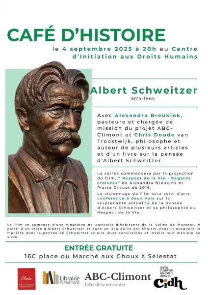 Café d'Histoire - le 4 septembre 2025 à 20h au CIDH